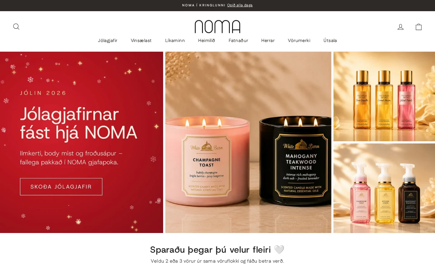 Vefverslun NOMA í tölvu og síma